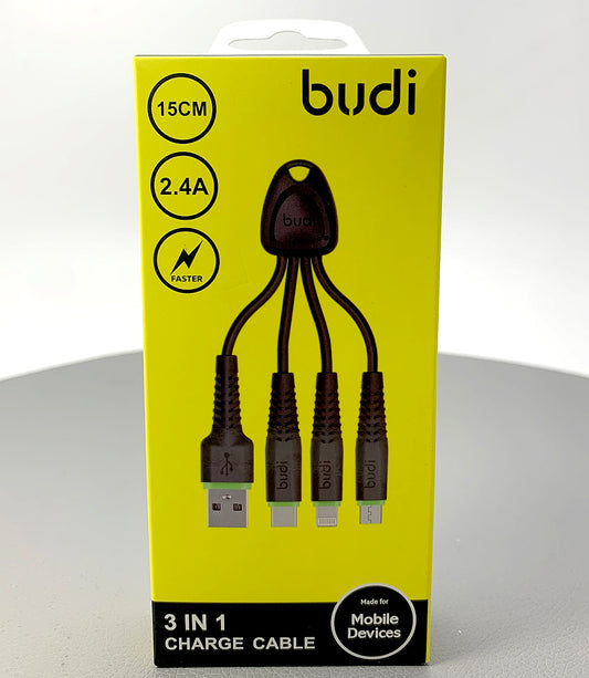 Budi 15cm 3 in 1 cable faster J150K