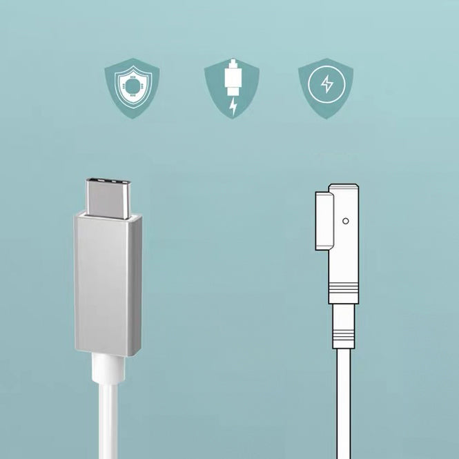 MAC book 1.8m PD Type-C to Magsafe 1 L charging cable (45W 60W 80W)