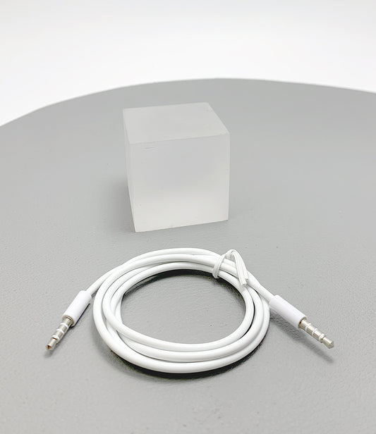 3.5mm Aux cable white