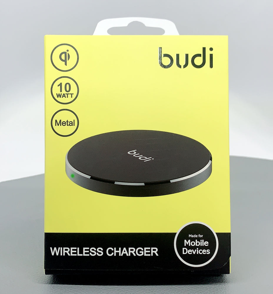 Budi 10w metal wireless charger 3A3100
