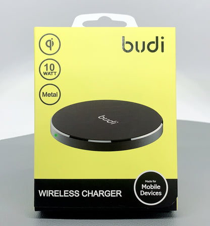 Budi 10w metal wireless charger 3A3100