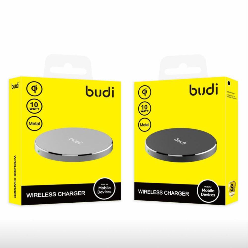 Budi 10w metal wireless charger 3A3100