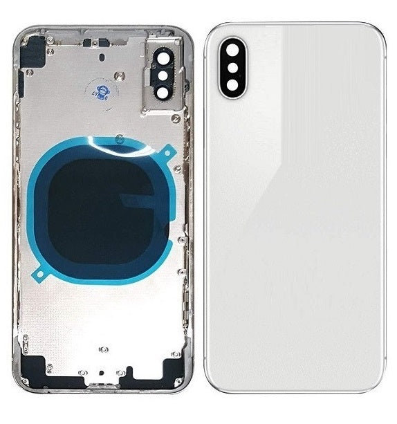 IPHONE XS BACK HOUSING WITHOUT PARTS WHITE (HIGH QUALITY)