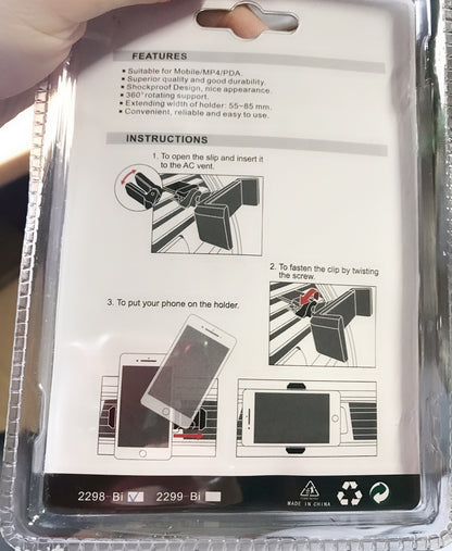 Fly air vent holder 2298Bi