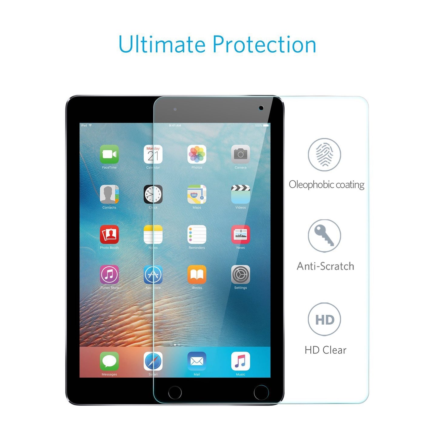 Glass screen protector sp for iPad