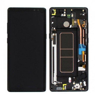 SAMSUNG NOTE8 LCD SCREEN BLACK (REFURBISHED HIGH QUALITY)