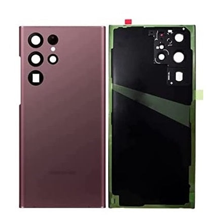 SAMSUNG S22ULTRA BACK GLASS BURGUNDY (SAME AS SERVICE PACK)