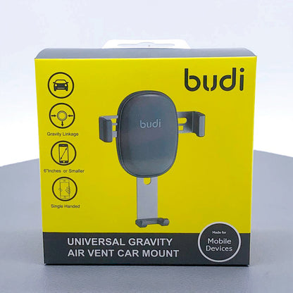 Budi gravity universal smart phone air vent car holder M8J500D