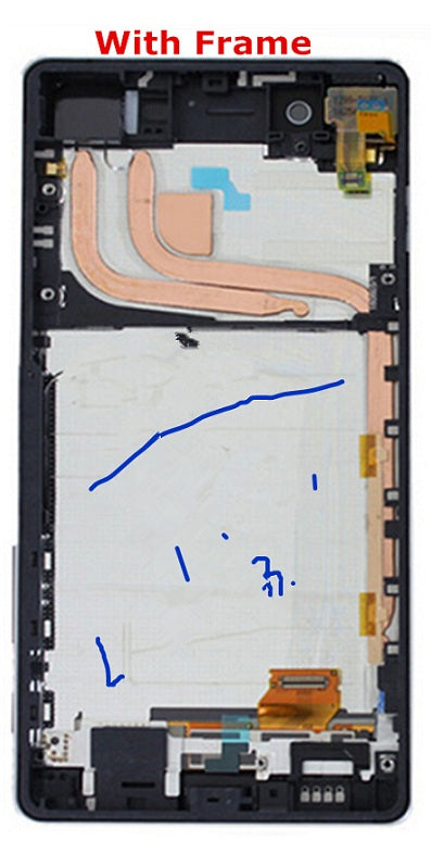 SONY\X LCD SCREEN BLACK WITH FRAME