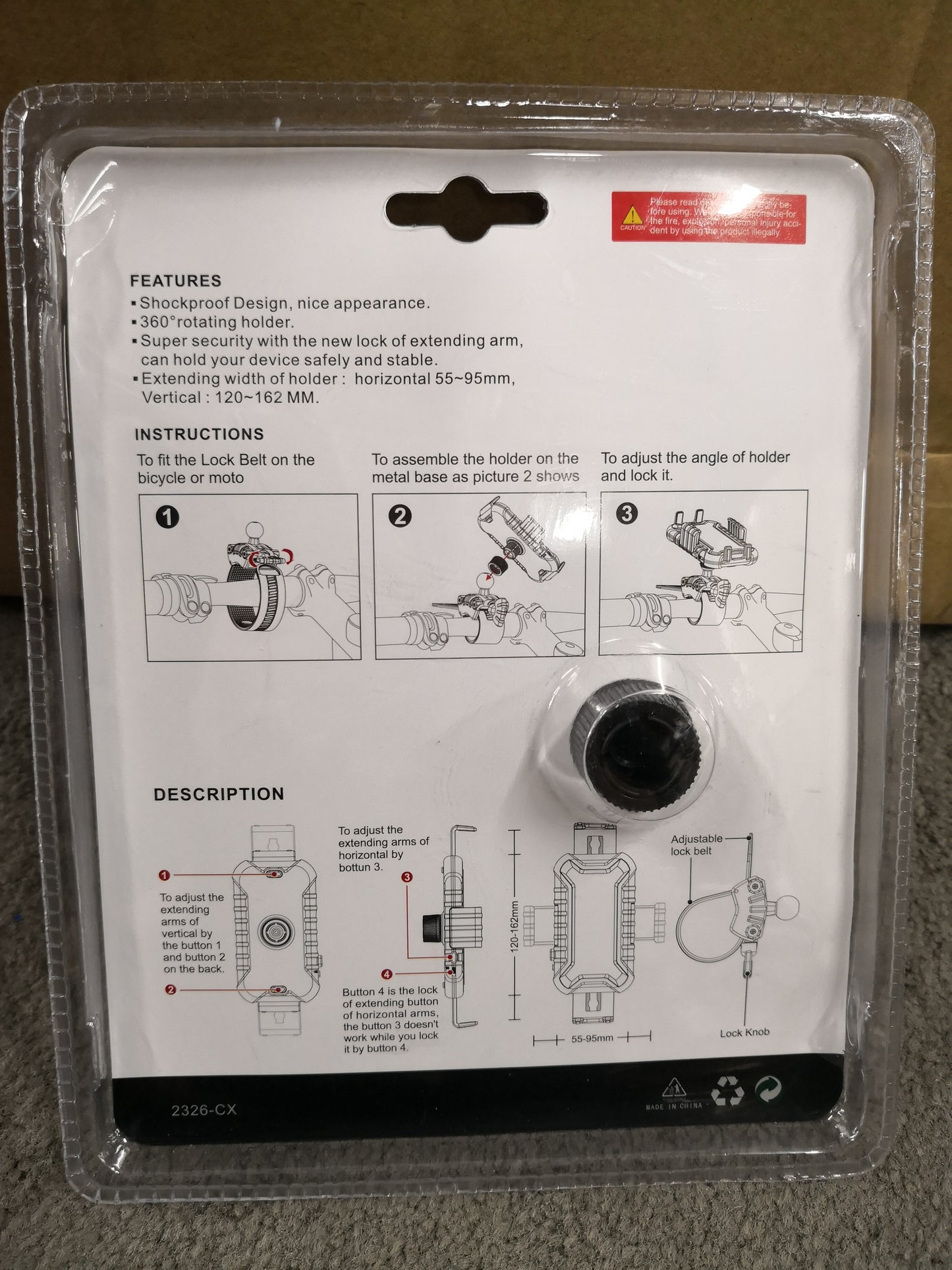 FLY bicycle bike holder 2326