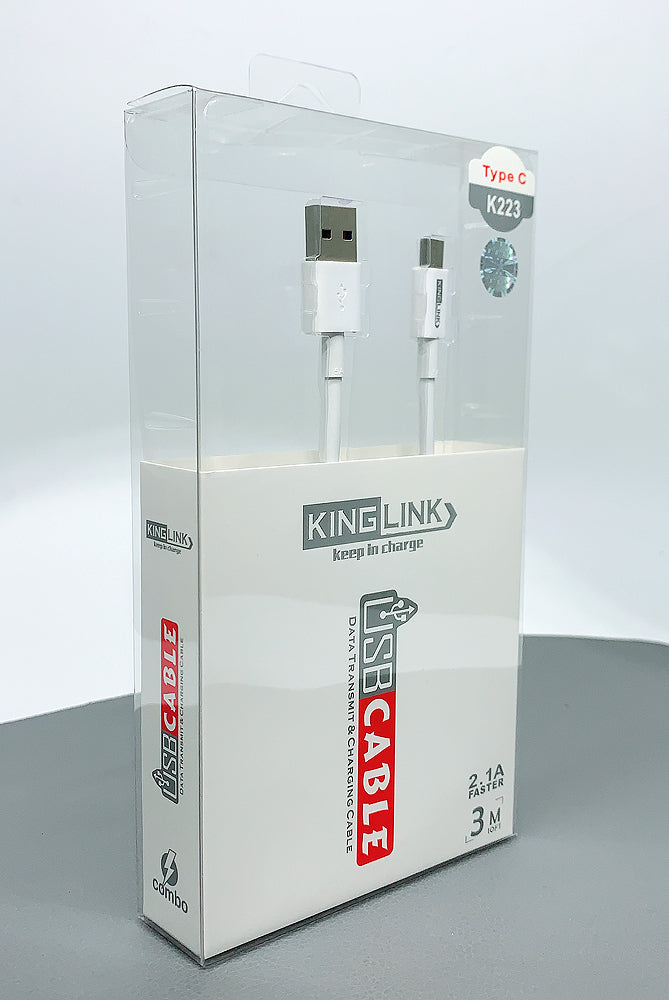 Kinglink 3m type-c cable K223