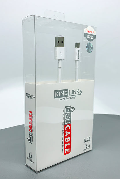 Kinglink 3m type-c cable K223