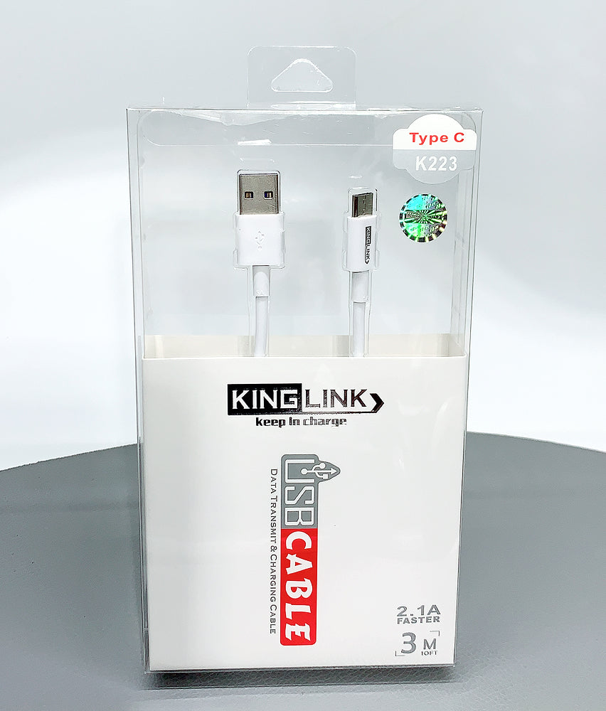 Kinglink 3m type-c cable K223