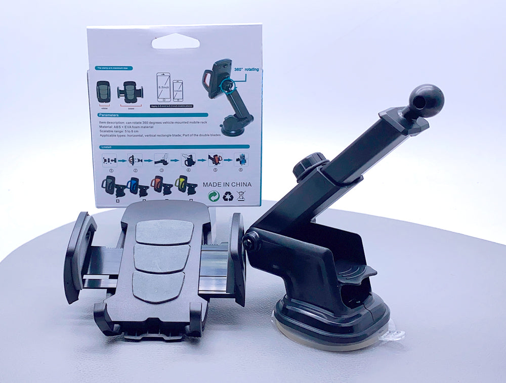 Long pole universal smart phone car holder