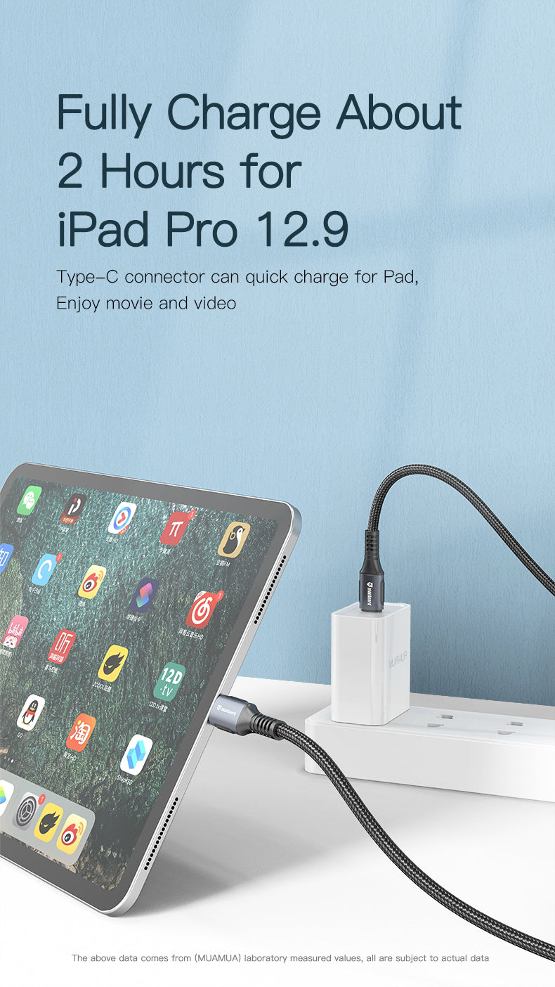 Maxguard 2m PD 20W Type-C to lightning cable M32CL