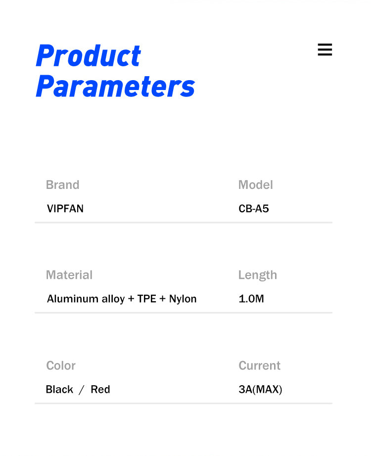 Maxguard magnetic micro+lightning+Type-C cable M33MLC