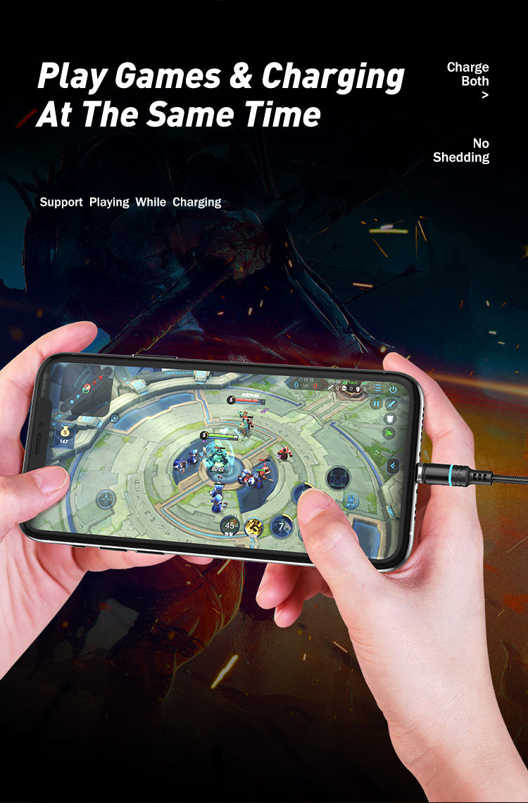 Maxguard magnetic micro+lightning+Type-C cable M33MLC