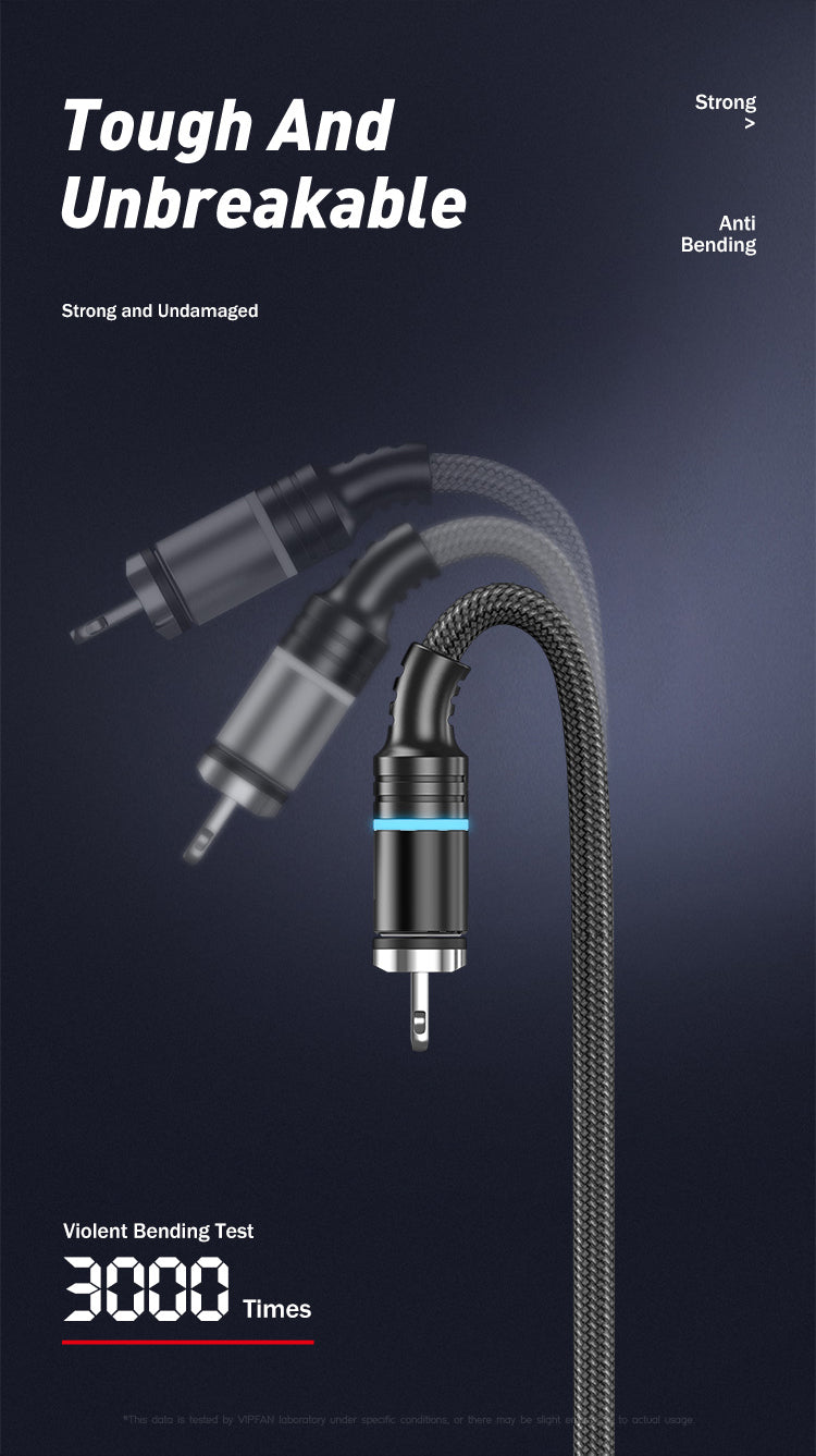 Maxguard magnetic micro+lightning+Type-C cable M33MLC