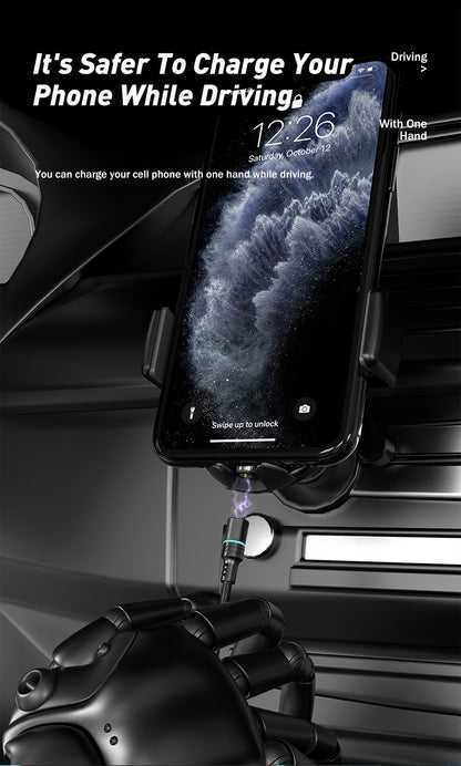 Maxguard magnetic micro+lightning+Type-C cable M33MLC