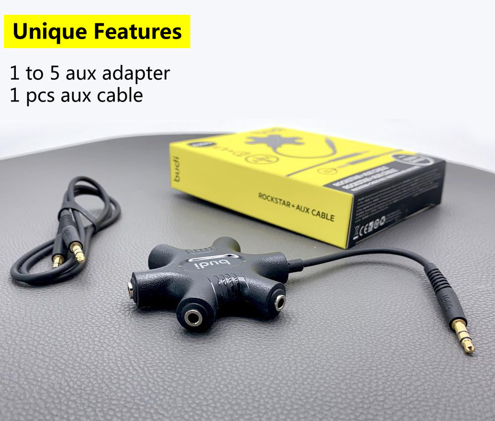 Budi audio rockstar 3.5mm Aux cable M8J123