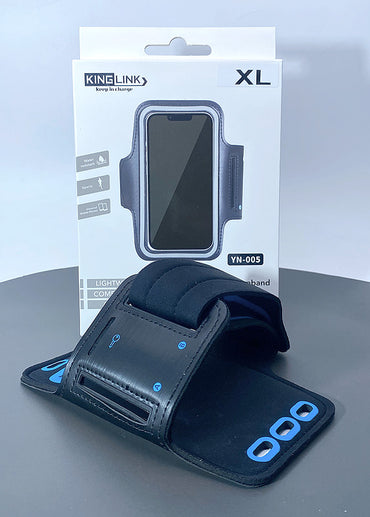 Sweatproof universal running sports phone armband with key holder