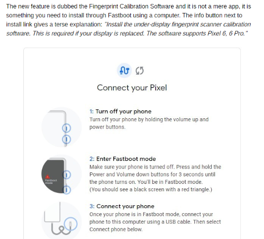 GOOGLE PIXEL6 SCREEN BLACK WITH FINGERPRINT (BRAND NEW)