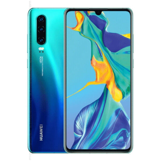 HUAWEI P30 BACK GLASS AURORA BLUE