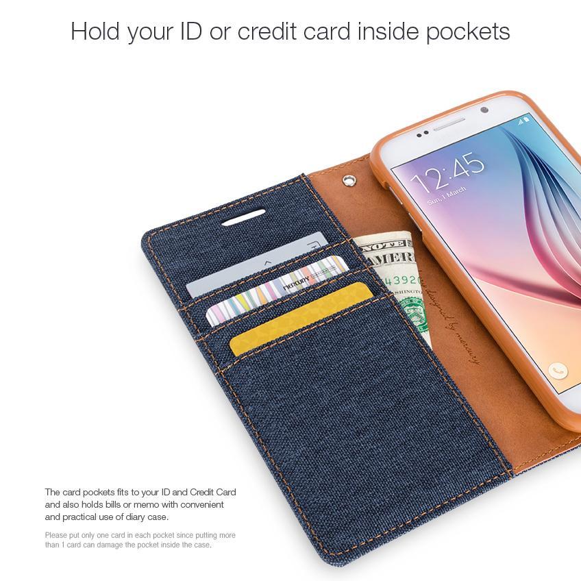 S8+ plus canvas diary case