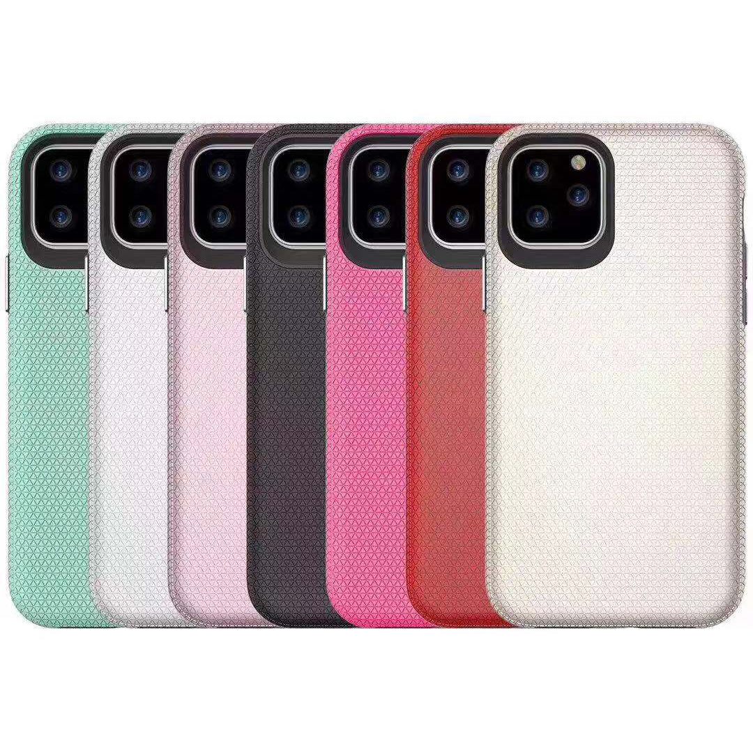 iPhone 11pro max 6.5 triangle series thin color back baocai case